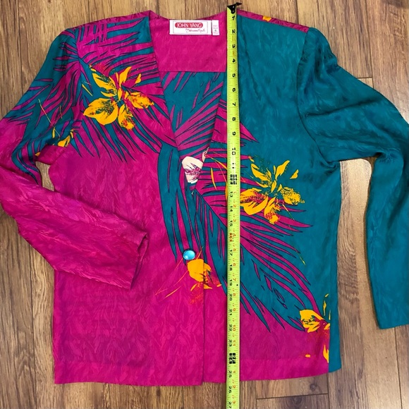 John Yang for Adrienne Papelle pure Silk 2 piece suit - Picture 7 of 10